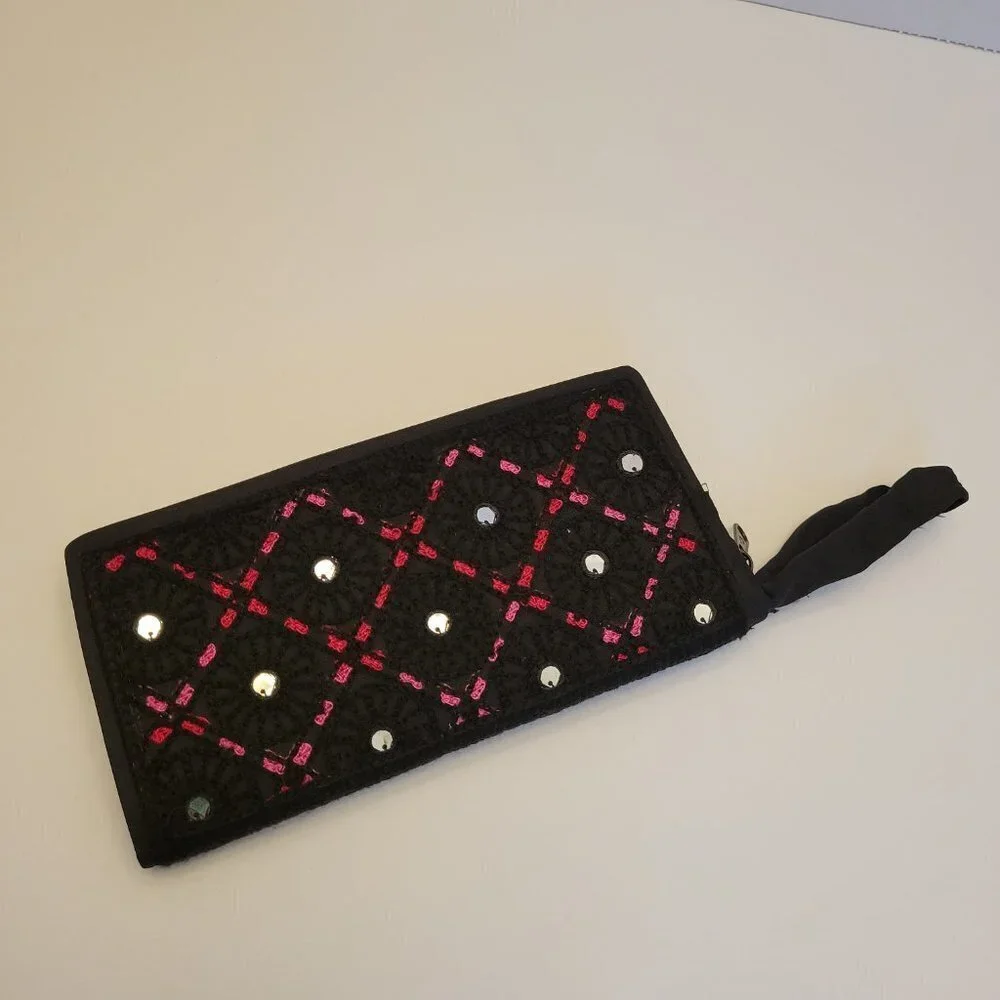 Traditional Hand Crafted Mirror Work Wallet